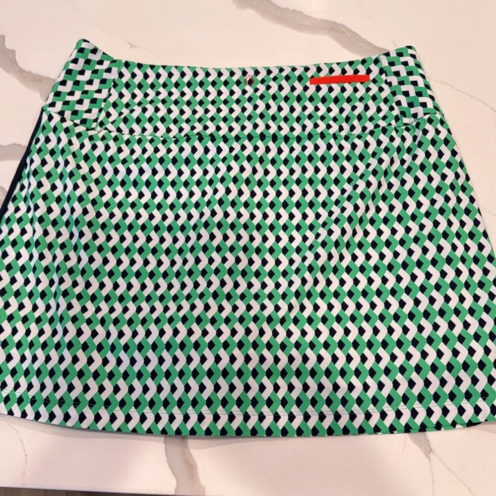Kinona Green and White Golf Skort for Athletic Wear XL - Picture 7 of 8